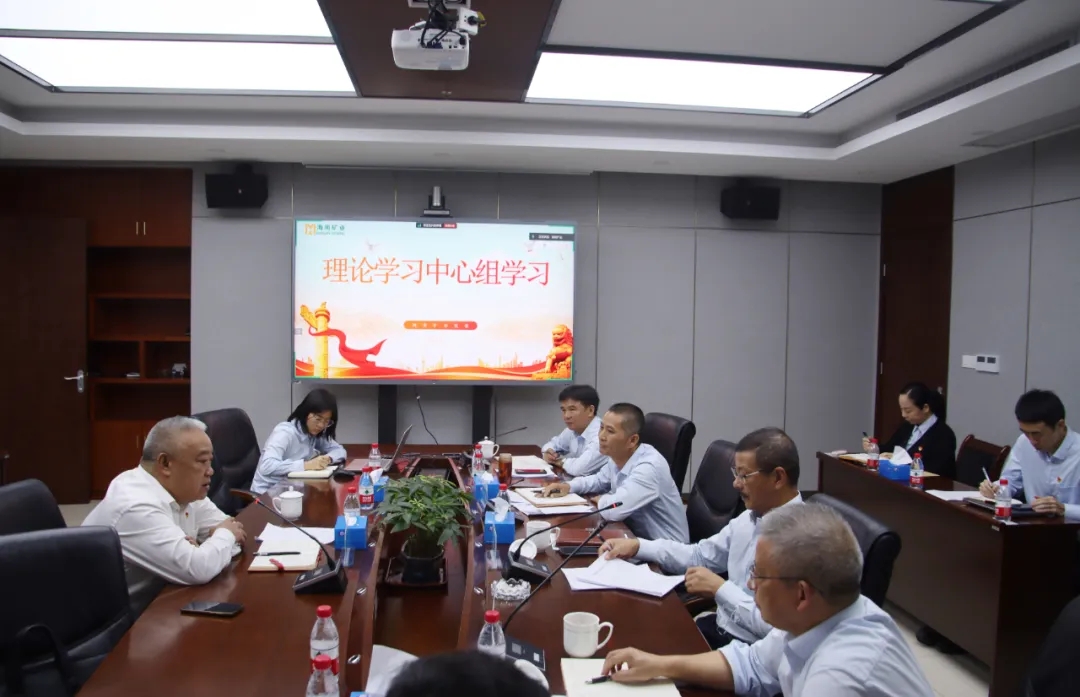 海南礦業(yè)黨委召開(kāi)理論學(xué)習(xí)中心組學(xué)習(xí)